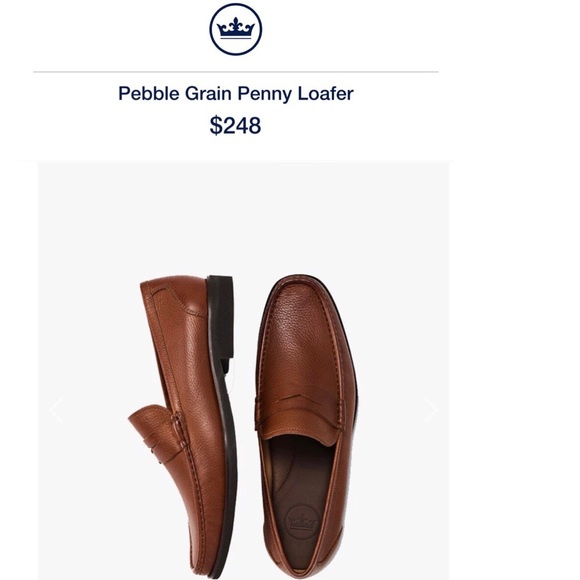 Peter Millar Other - PETER MILLAR Pebble Grain Penny Loafer
